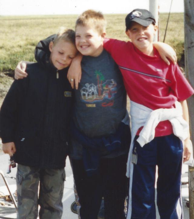 Sam and his brothers when they were boys.