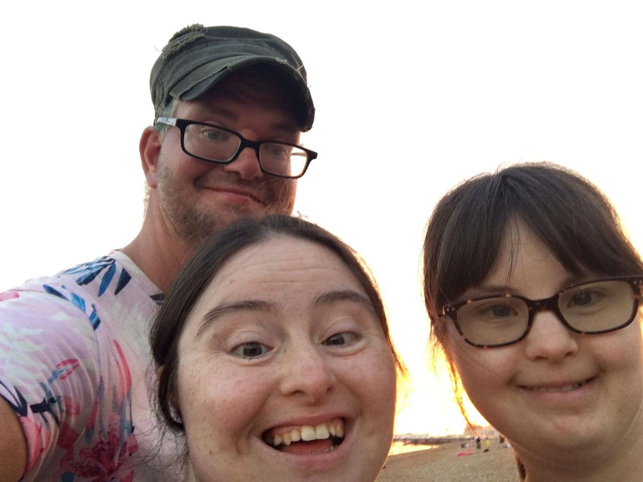 Chris, Hilly & Megan selfie.